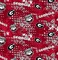 Licensed NCAA University of Georgia Splatter GA-835 Cotton Fabric by the Yard